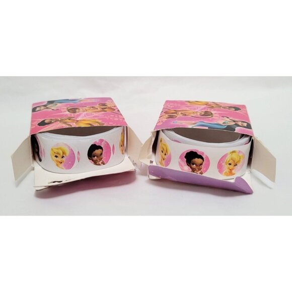 Hallmark Cards Disney Tinkerbell & Friends Sticker Rolls - Lot of 2 - Picture 1 of 7